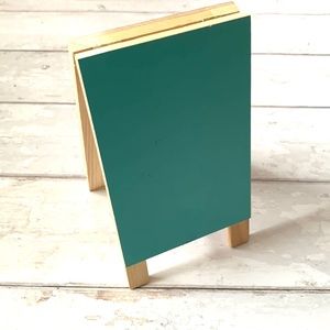 Chalkboard Whiteboard A Frame Sign Home Desk Decor Double Sided 8in x 5in NEW